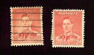 Australia 168-9 2d King George VI