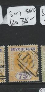 SEYCHELLES (P3107B) QV 75C SG7 B64  VFU