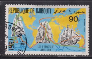 Djibouti 520 Capt James Cook 1980