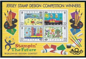 Jersey 940a MNH 2000 Stamp Design Competition (KA)(ad5002)