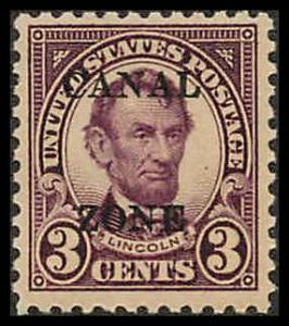 Canal Zone 85 Mint VF NH