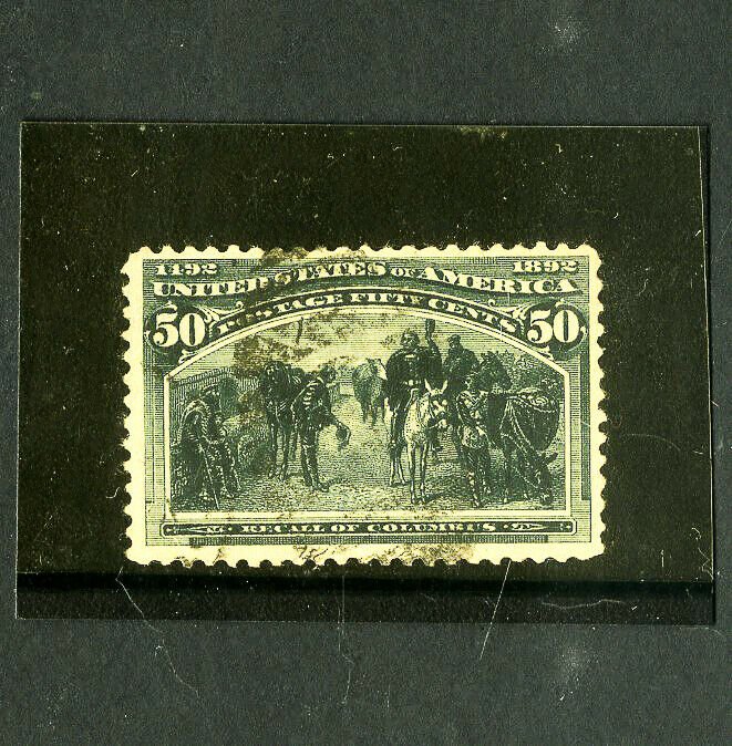 US Stamps # 240 VF Intense color light cancel