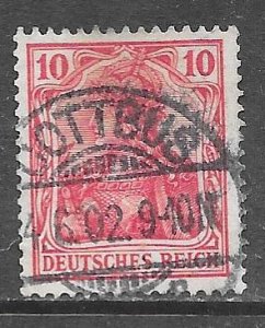 Germany 68: 10pf Germania, used, F-VF