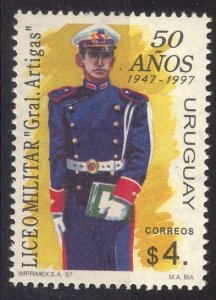 Uruguay Stamp 1997 -  Multicolored Jose Gervasio Artigas College