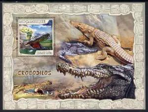 Mozambique 2007 Crocodiles perf souvenir sheet unmounted ...