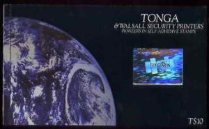 Booklet - Tonga 1994 25th Anniversary of Self-Adhesive st...