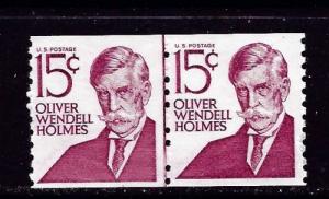 U S 1305E NH 1978 Oliver Wendell Holmes Coil Line Pair