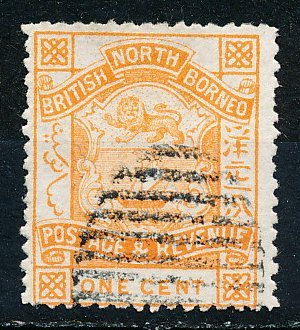 North Borneo #36 Single Used