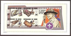 1998 Niger Scouts rocks minerals BadenPowell ms IMP