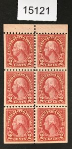 MOMEN: US STAMPS # 499a MINT OG NH BOOKLET LOT #15121