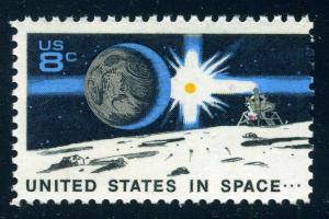 Scott #1434 - 8¢ Space Achievement Decade Pair - MNH