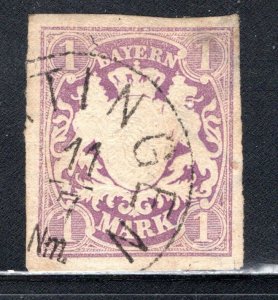 Bavaria #31  Used,  VF.   Cat $85.00    ...  0530452