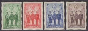 AUSTRALIA SG196/9 1940 AUSTRALIAN IMPERIAL FORCES MTD MINT