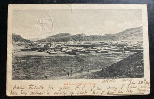 1905 Akola India Real Picture Postcard Cover To Mussorrie Aden General View 