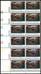 SC#1563 10¢ Lexington-Concord Plate Block of Twelve (1975) MNH*