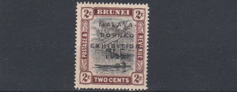 BRUNEI  1922   S G 52     2C   BLACK & BROWN      MH   LIGHTLY TONED 