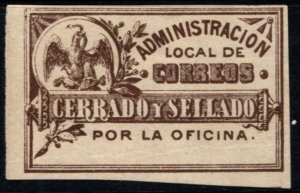 Vintage Mexico Local Post Office Administration Seal (Closed & Sealed)