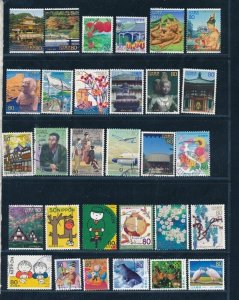 D391238 Japan Nice selection of VFU Used stamps