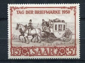 Germany/SAAR 1950 MNH Sc B76. Michel 271. Semi Postal SCV $76. Id 192