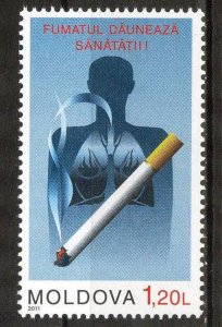 Moldova 2011 Struggle Against Smoking MNH**