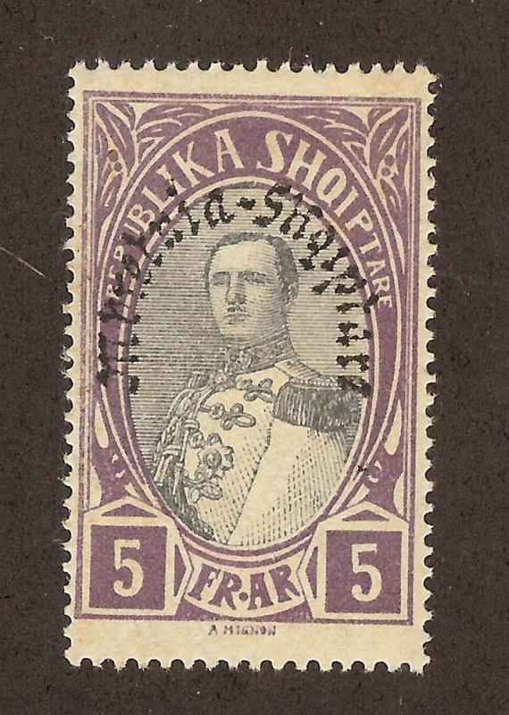 ALBANIA SC# 237 FINE OG 1928