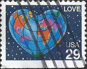 # 2536 USED HEART SHAPED GLOBE    