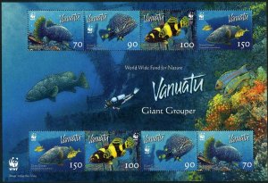 Vanuatu 908,MNH. WWF.Marine Life 2006.