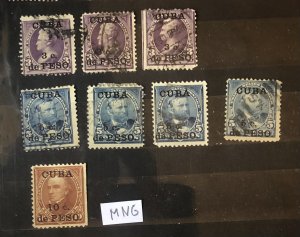 Cuba 1899 Issues plus, SCV $123+