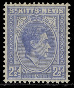 ST KITTS-NEVIS GVI SG72, 2½d ultramarine, M MINT. Cat £10. 