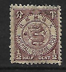 CHINA 86  USED  COILED DRAGON ISSUE