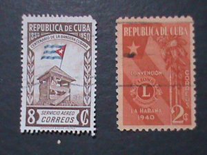 ​CUBA VERY OLD  CUBA STAMPS USED- VF WE SHIP TO WORLD WIDE.