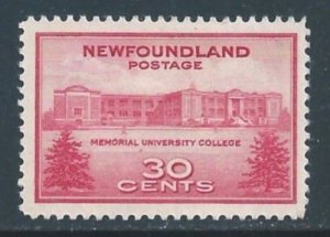 Newfoundland #267 MH Memorial University College