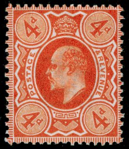 SG286 SPEC M27(2), 4d deep bright orange, M MINT. Cat £40.