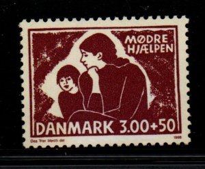 Denmark Sc B73 1988 Unwed Mothers stamp mint NH