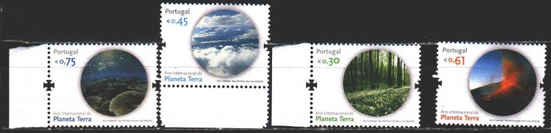 Portugal. 2008. 3262-65. Earth nature, volcano. MNH.