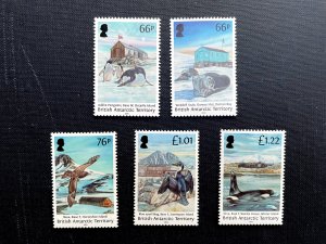 British Antarctic Territory: 2015 British Historic Huts, MNH set