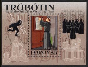 Faroe Islands 2017 Scott #693a Mint Never Hinged