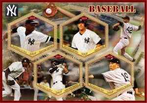 Stamps. Sports Baseball Mali 2020 year ,1+1 sheets perforated