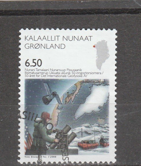 Greenland  Scott#  524  Used  (2008 International Geophysical Year)