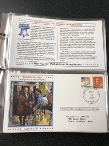 The United States Constitution Bicentennial Covers Collection ; 90 Covers