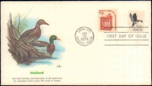 United States, Canada, First Day Cover, Birds