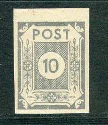 GDR East Saxony Scott # 15N9, mint nh, variation