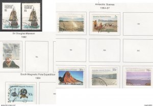 Sp353,354,355 1979-1987 Australian Antarctic Territory Ships Mawson South Mag...