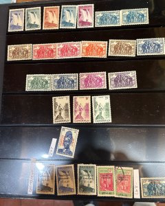 Cameroun, 1921-1948  unused including sets OG,  F-VF,  Cv. 223.78