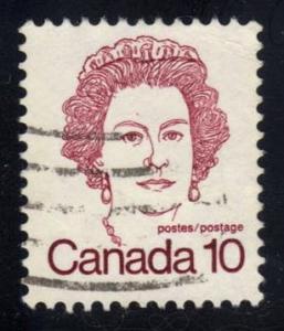 Canada #593A Queen Elizabeth II, used (0.25)