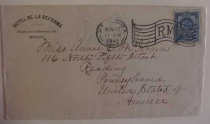 MEXICO FLAG CANCEL 1901 RM