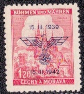 Bohemia and Moravia 60 1942 MH