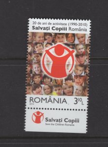 Romania #5187 (2010 Save the Children issue) VFMNH CV $1.75