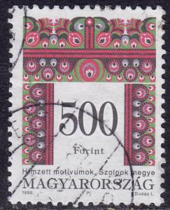 Hungary - 1996 - Scott #3478 - used - Folk Design