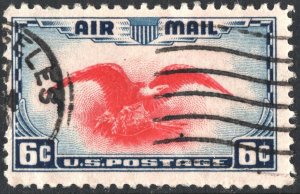 SC#C23 6¢ Eagle Holding Shield (1938) Used